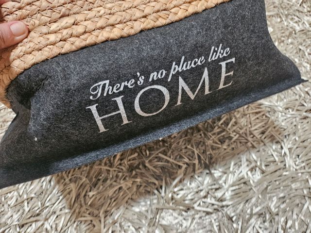 Conjunto de 3 cestos bege e cinza