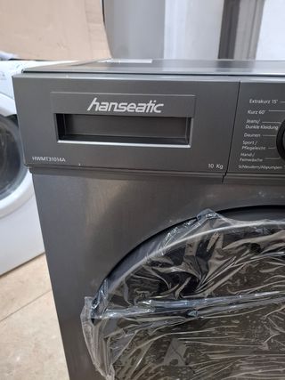 Lavadora Hanseatic 10kg Gris