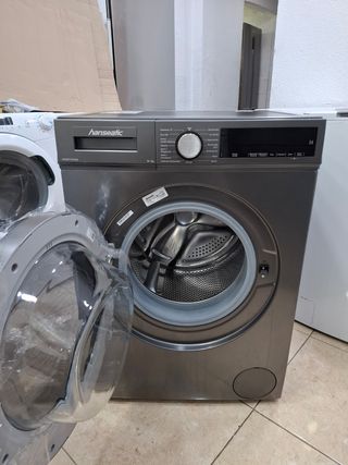 Lavadora Hanseatic 10kg Gris