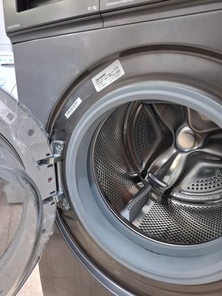 Lavadora Hanseatic 10kg Gris