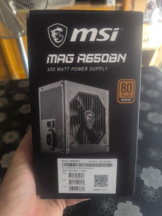 Fuente Alimentación MSI MAG A650BN 650W Bronce