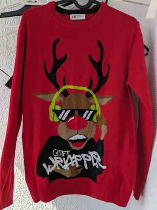 Jersey H&M Navidad Reno Adolescente