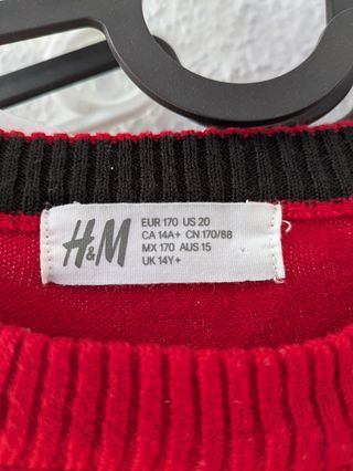 Jersey H&M Navidad Reno Adolescente