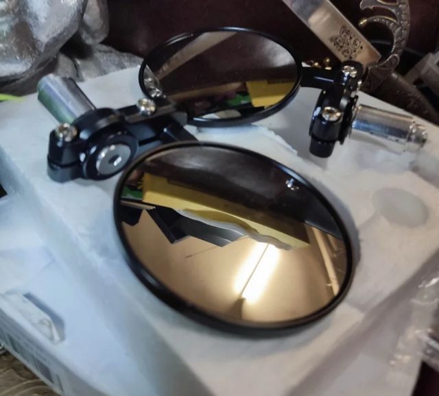 Espejos Cafe Racer Puño Moto Nuevos