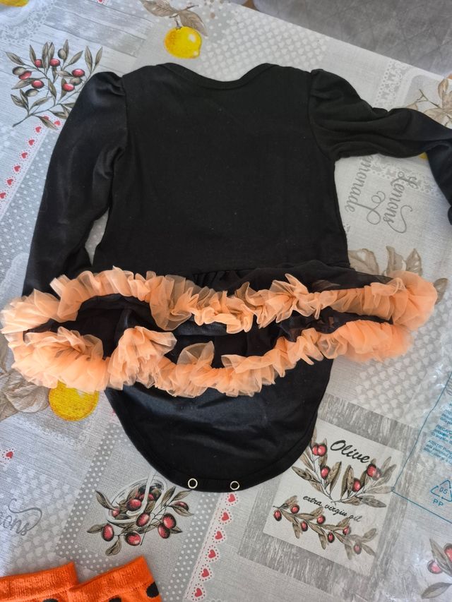 Disfraz Halloween Bebé Calabaza 6-12 Meses