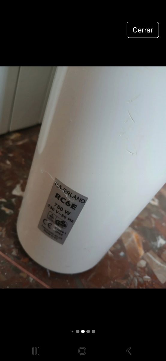 Lote 2 radiadores de pared, RC6E 750W