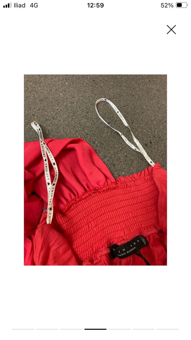 Abito rosso taglia 42