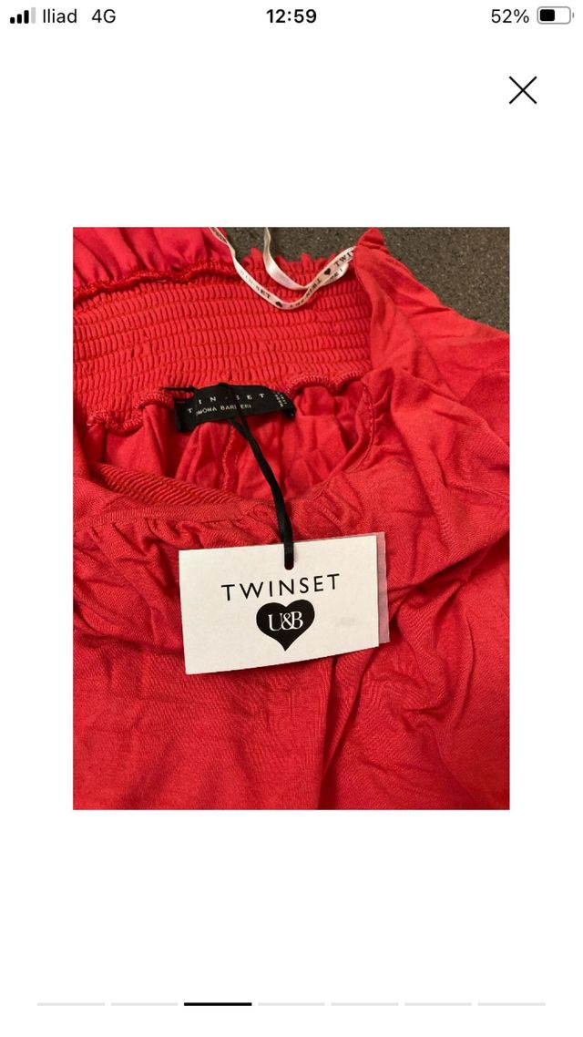 Abito rosso taglia 42