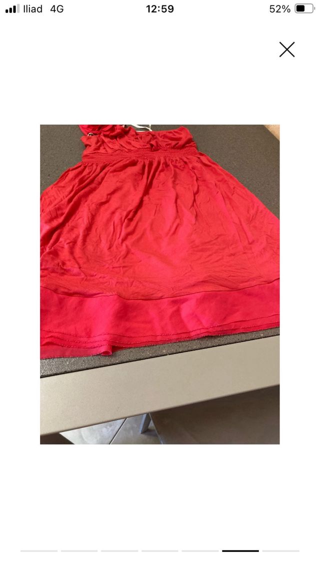 Abito rosso taglia 42