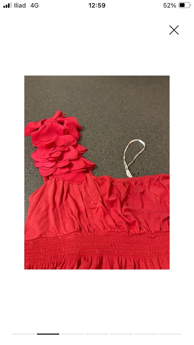 Abito rosso taglia 42