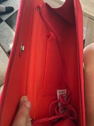 Bolso de fiesta rojo