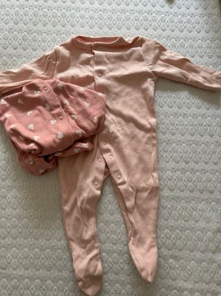 Pigiami rosa neonato