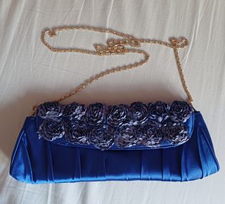 Bolso de fiesta azulón