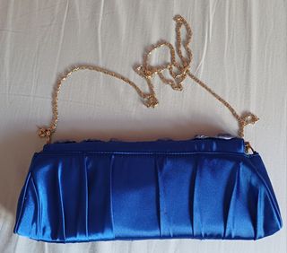 Bolso de fiesta azulón