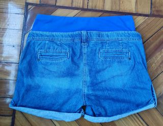 Pantalón corto premamá vaquero talla 40