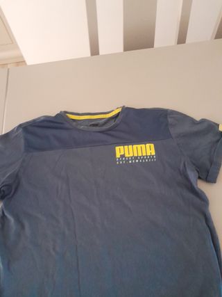 Camiseta Puma MC Azul