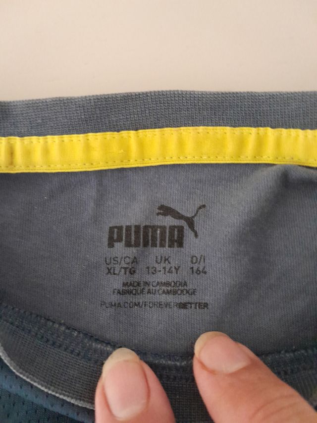 Camiseta Puma MC Azul