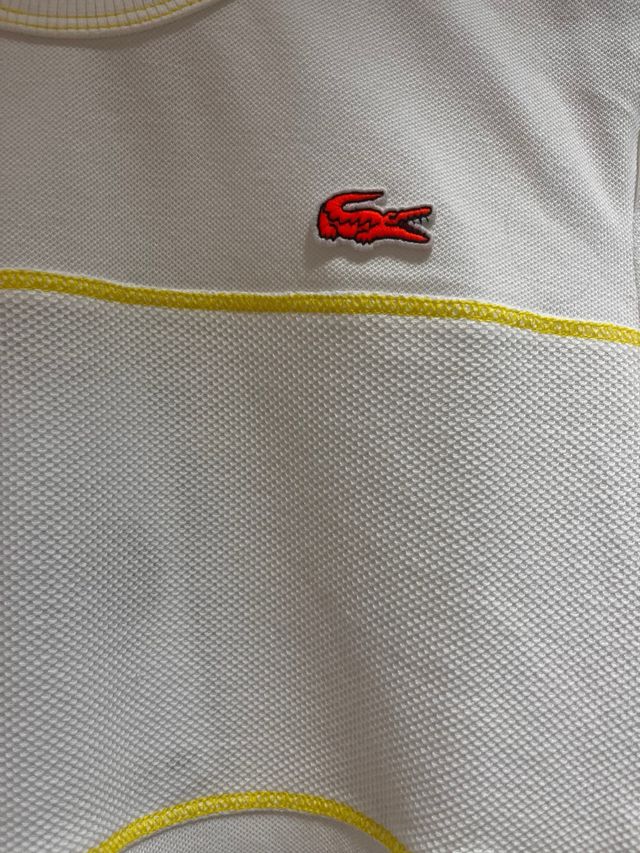 T-shirt Lacoste bianca taglia S/36