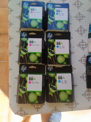 Cartuchos HP 88XL y 88