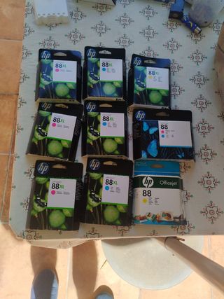 Cartuchos HP 88XL y 88