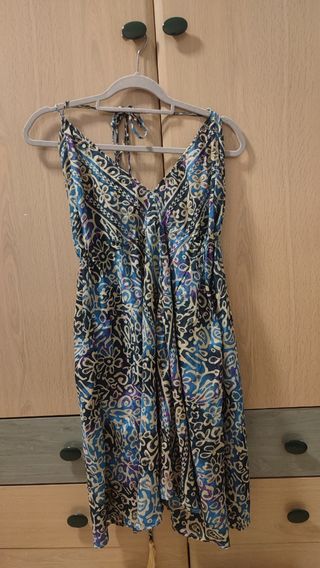 Vestido de playa estampado