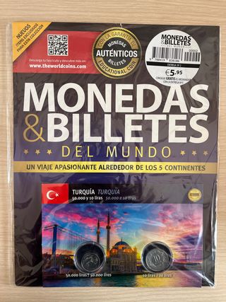 Colección Monedas y Billetes del Mundo - TURQUÍA