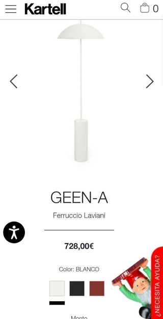 Kartell Geen-A lámpara de pie LED
