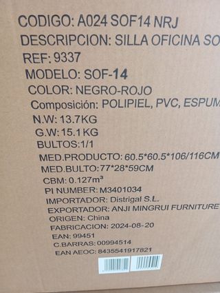 Silla de Gaming 