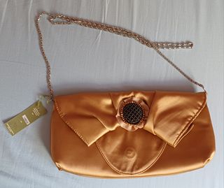 Bolso de fiesta dorado