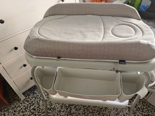 Bañera cambiador Chicco para bebé+reductor bañera