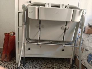 Bañera cambiador Chicco para bebé+reductor bañera