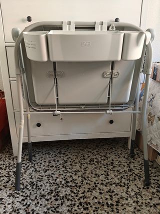 Bañera cambiador Chicco para bebé+reductor bañera