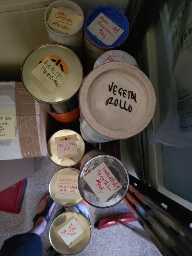 Rollos y formatos de papel para arquitectura e ing