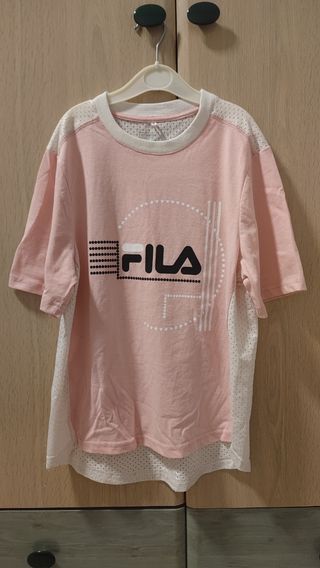 Camiseta Fila Transpirable Rosa