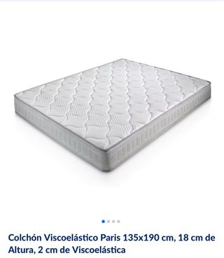 Colchón Paris nuevo a estrenar 135 x190cm