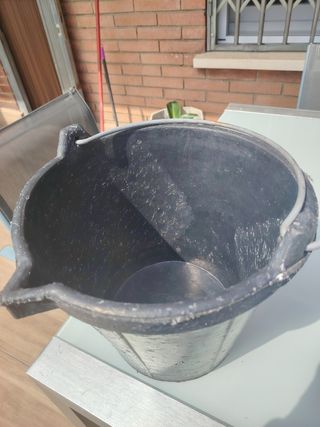 Cubo de obra goma 10L industrial