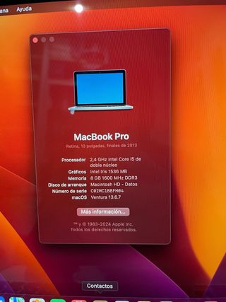 MacBook Pro 2013