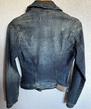 Chaqueta Vaquera Bershka Azul Denim