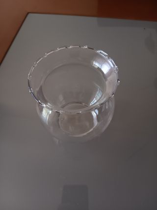 Jarra redonda de vidro