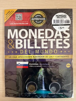 Colección Monedas y Billetes del Mundo-ESLOVENIA