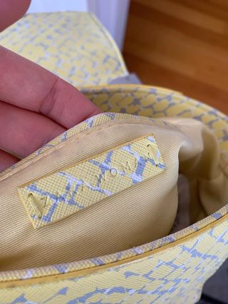 Bolso bandolera Zara amarillo pequeño