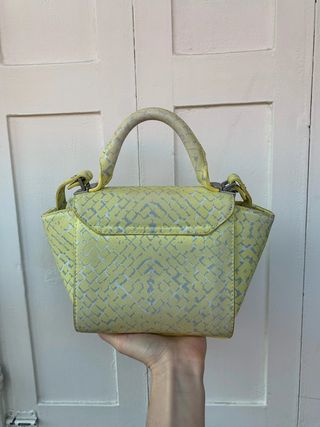 Bolso bandolera Zara amarillo pequeño