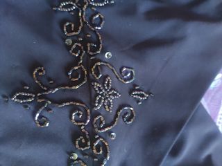 Top corto marrón con pedrería