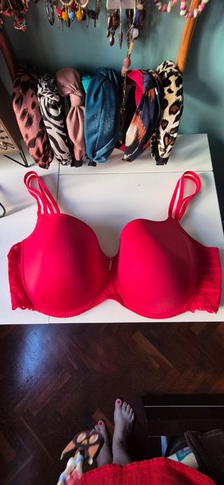Sujetador Primadonna FR 110D/EU 95D Rojo Nuevo