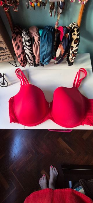 Sujetador Primadonna FR 110D/EU 95D Rojo Nuevo