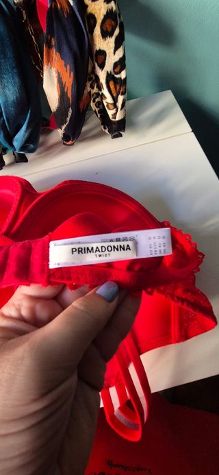 Sujetador Primadonna FR 110D/EU 95D Rojo Nuevo