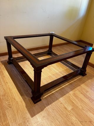 Mesa de centro madera y cristal