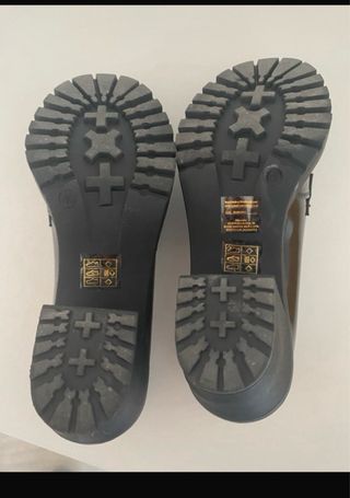 Mocasines Tacón Mujer Negro