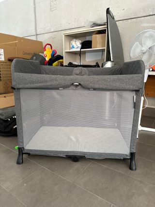 Cuna de viaje Bugaboo Stardust gris