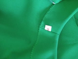 Vestido largo vintage verde y blanco